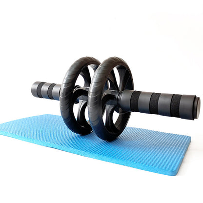 Wholesale Abdominal Fitness Wheel Abdominal Muscle Wheel Home Fitness Exercise Unisex Abdominal Fitness Appliance Double Wheel Three Wheel Roll Abdominal Wheel - image 4