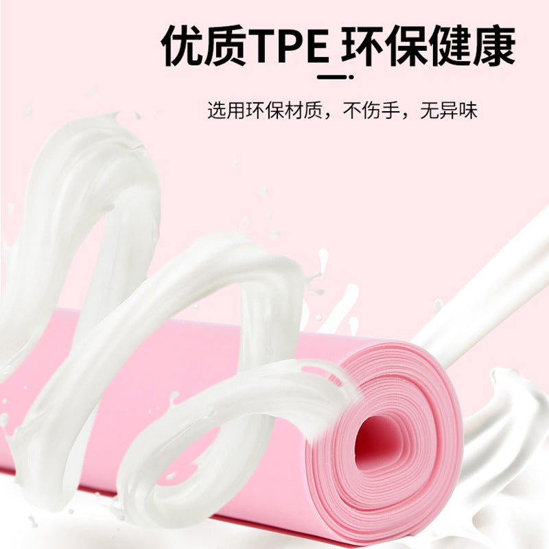 Yoga Resistance Band Tpe Elastic Band Resistance Sheet Fitness Men and Women Resistance Band Strength Training Stretching Band Stretching - image 2