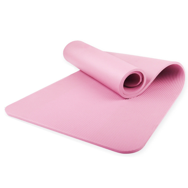 Nbr Yoga Mat Non-Slip Thickeneded Widened and Longed Female Beginners Home Men's Sports Dance Fitness Yoga Mat - image 5