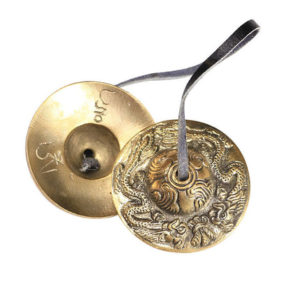 Nepalese Copper Bell, Jingle Summer Ethnic Percussion Instrument, Cymbal Bell, Copper Pulling Yoga Meditation Bell - image 3