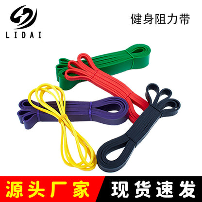 Latex Resistance Band Yoga Squat Hip Ring Strength Training Pull Band Pull Up Auxiliary Fitness stretch band - image 1