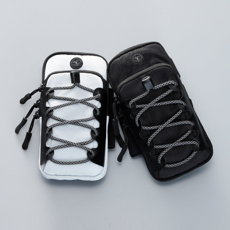 2025 New Reflective Mobile Phone Arm Bag, Sports Arm Sleeve, Wrist Bag, Outdoor Fitness Safety Reflective Mobile Phone Bag - image 1