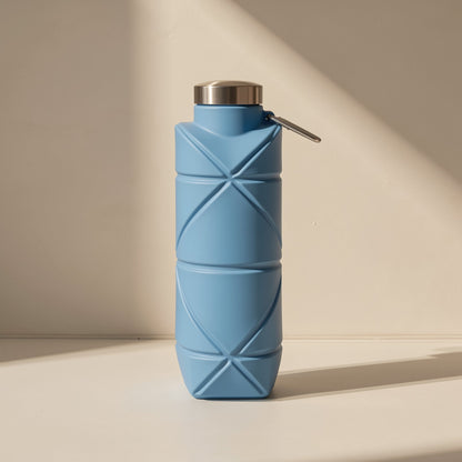 Silicone folding sports water bottle with 500 ml or 700 ml capacity - view 5