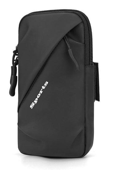 Sports Running Mobile Phone Arm Bag Women's Fitness Wrist Bag Breathable Pu Armband Outdoor Cycling Men's Arm Sleeve Mobile Phone Handbag - image 5