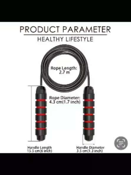 Cross-Border Popular Weighted Steel Wire Jump Rope for Running, Speed Training, Fitness Training, and Professional Bearing-Bearing Jump Rope for Physical Exams - image 3