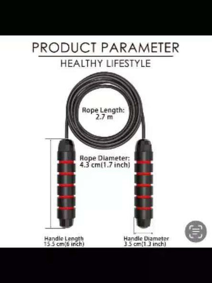 Cross-Border Popular Weighted Steel Wire Jump Rope for Running, Speed Training, Fitness Training, and Professional Bearing-Bearing Jump Rope for Physical Exams - image 3