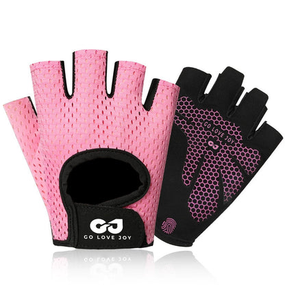Ricky Outdoor Riding Fitness Half-finger Gloves Men's and Women's Running Mountaineering Weightlifting Non-slip Breathable Thin Gloves - image 5