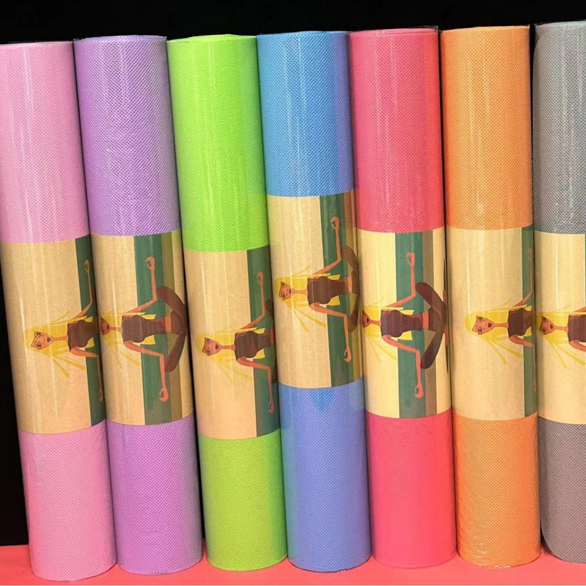 Non-slip grip EVA yoga mat fitness mat moisture-proof non-slip yoga mat thickened EVA picnic mat outdoor functional mat - image 3