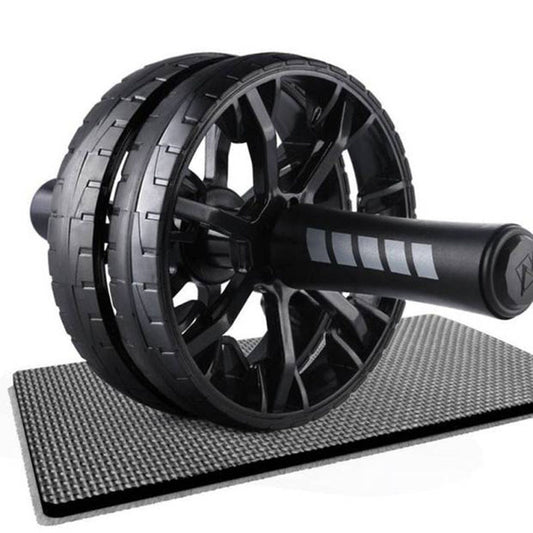 AB Abdominal Fitness Wheel for Men Beginners Home Fitness Equipment Double Wheel Abdominal Fitness Device Home Training Abdominal Roll Wheel - image 1