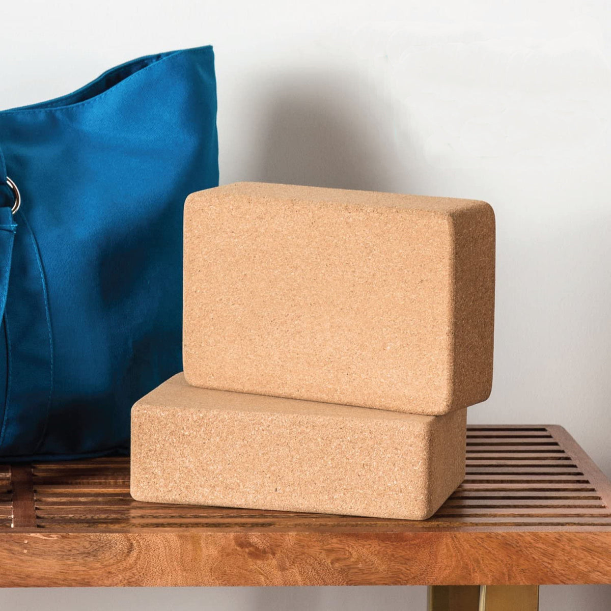 Natural Cork Yoga Brick Yoga Aids Iyengar High Density Professional Adult Brick Pad High Brick - image 2