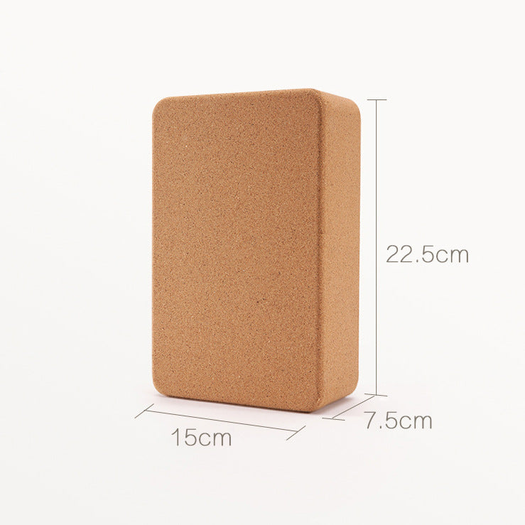 Natural Cork Yoga Brick Yoga Aids Iyengar High Density Professional Adult Brick Pad High Brick - image 3