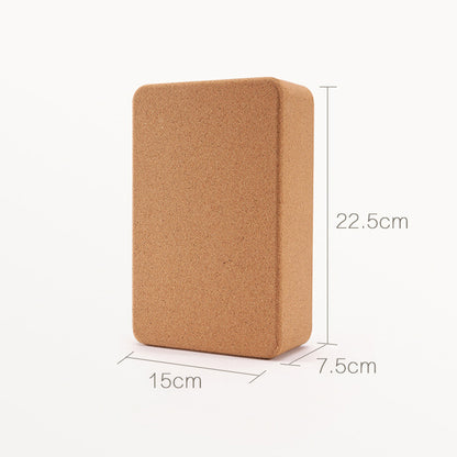 Natural Cork Yoga Brick Yoga Aids Iyengar High Density Professional Adult Brick Pad High Brick - image 3