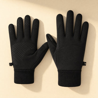Long-length nylon cycling gloves with medium thickness