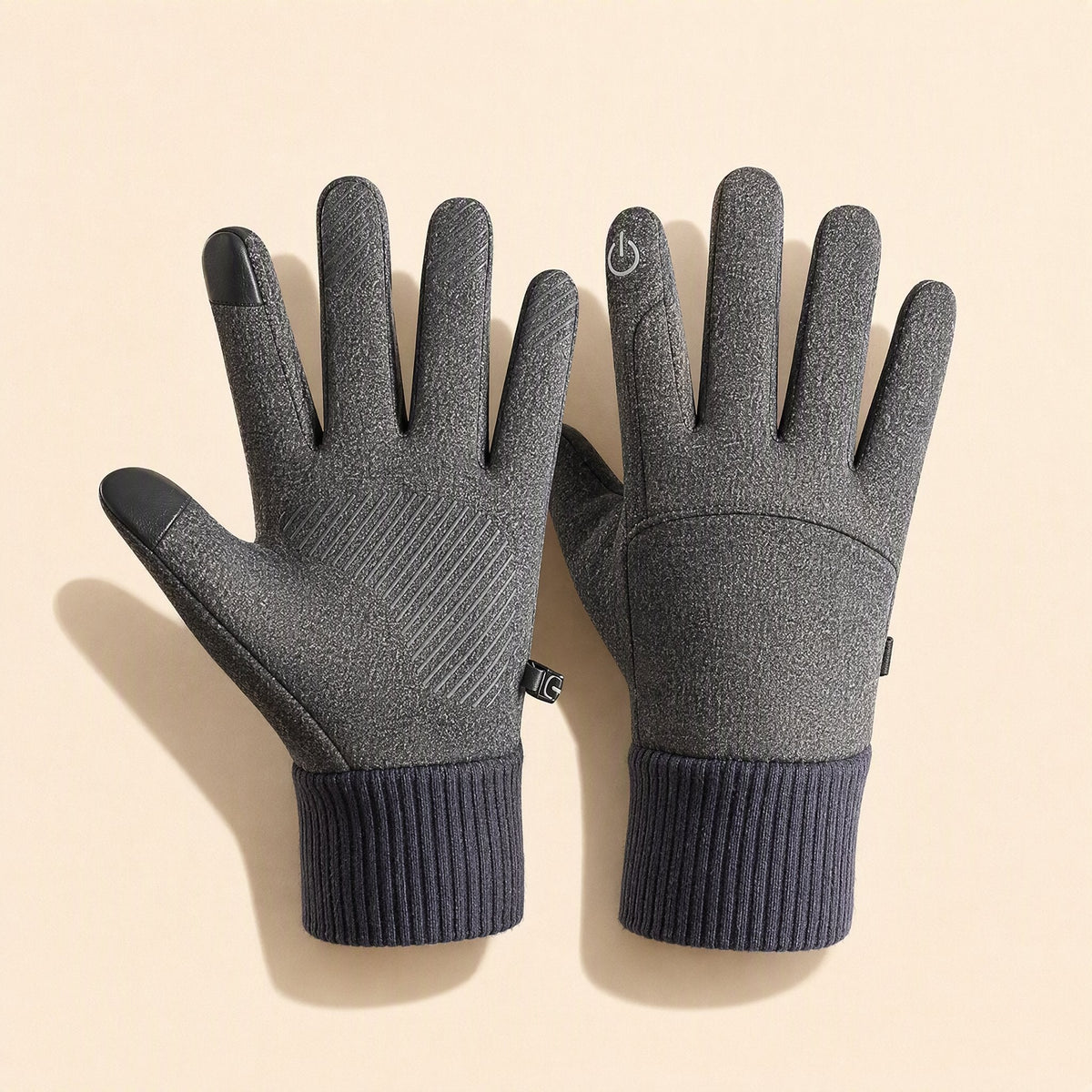 Long-length nylon cycling gloves with medium thickness - view 4