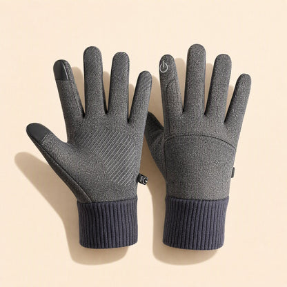 Long-length nylon cycling gloves with medium thickness - view 4