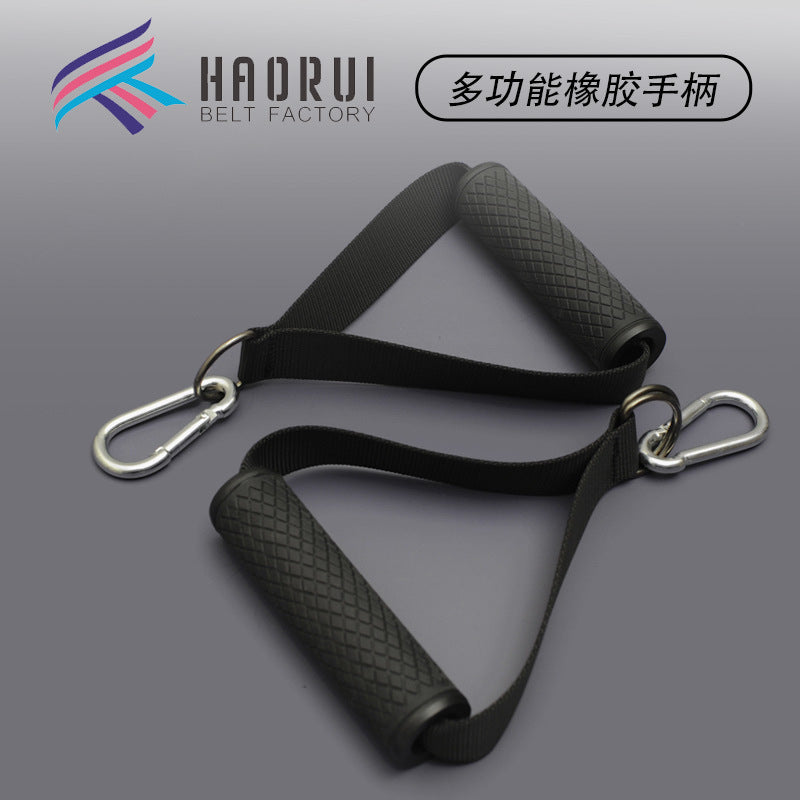 Gantry Fitness Equipment Accessories Elastic Band Tension Rope Handle Door Buckle Resistance Band Pull-Up Auxiliary Door Clip - image 1