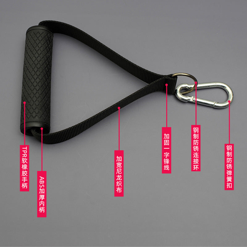 Gantry Fitness Equipment Accessories Elastic Band Tension Rope Handle Door Buckle Resistance Band Pull-Up Auxiliary Door Clip - image 3