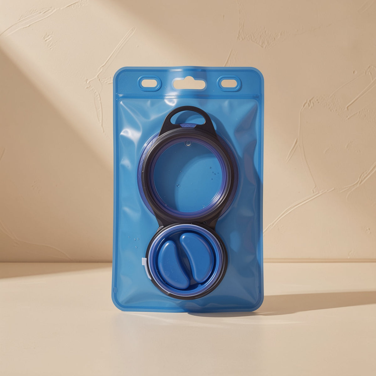 Blue EVA outdoor water bag for running, cycling, camping, and hiking - view 4