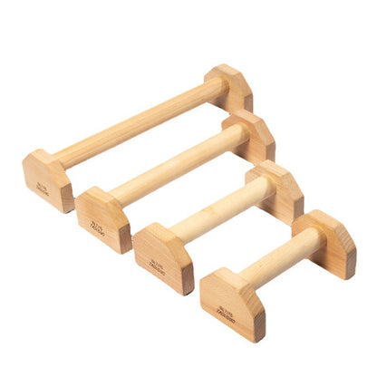 Free Shipping Russian Bracket Single Parallel Bars Wooden Russian Bracket Inverted Practice Solid Wood Russian Bracket Push-up Bracket - image 5