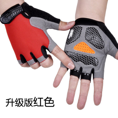 Sports half-finger gloves for men and women outdoor cycling fitness breathable shock-absorbing non-slip outdoor open-finger mountaineering half-finger gloves - image 4