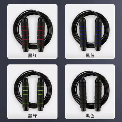 Amazon load steel wire rope skipping fitness exercise sports student competition bearing skipping rope sporting goods wholesale - image 2