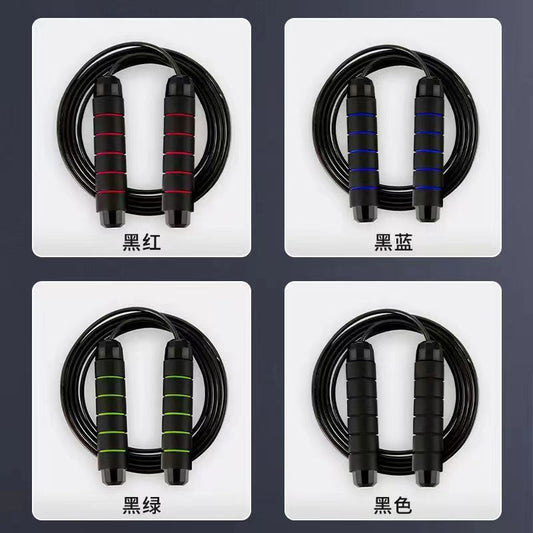 Amazon load steel wire rope skipping fitness exercise sports student competition bearing skipping rope sporting goods wholesale - image 2