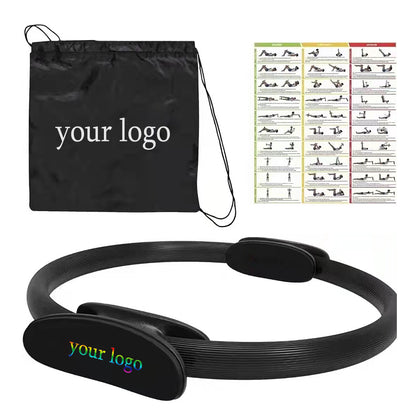 Cross-border Pilates Ring Yoga Resistance Ring Slimming Ring Leg Ring Fitness Yoga Ring Slimming Abdominal Open Back Factory Direct Supply - image 4