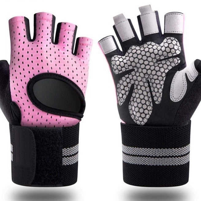 Fitness Gloves for Men and Women, Dumbbell Equipment Training, Non-Slip, Breathable, Thin, Protective, Sports Cycling, Half-Finger, Sun Protection, Barbell - image 2