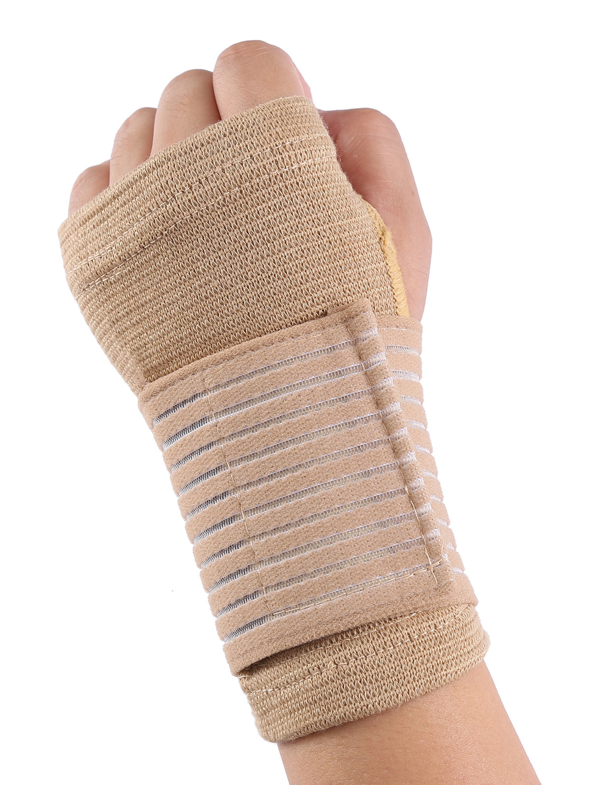 E-Commerce Platform Thickened Pressurized Palm Protector Cycling Protective Sports Gloves Palm Protector Fitness Gloves Elastic Wrist Protector - image 3