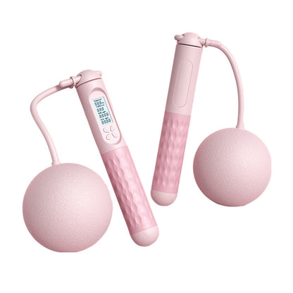 Adult Cordless Rope Skipping Big Ball Counting Weight Ball Fat Burning Special Fitness Indoor Cordless Sport for Girls - image 5