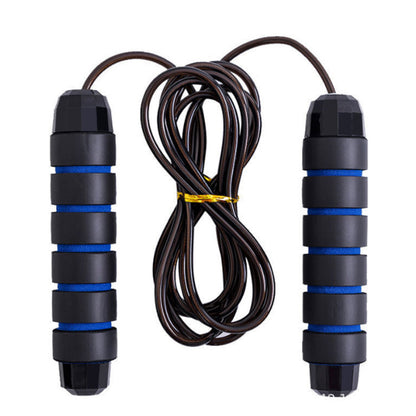 Amazon Weighted Steel Wire Jump Rope Fitness Exercise Student Competition Bearing Jump Rope Sports Goods Wholesale - image 2