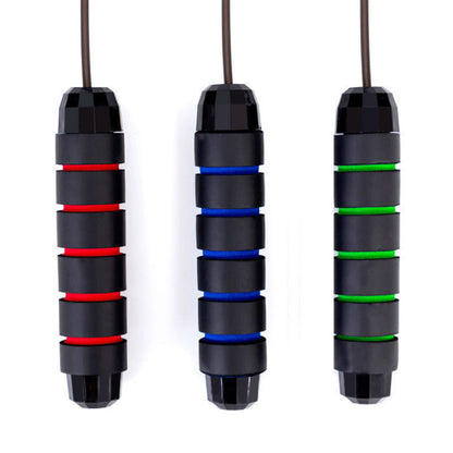 Amazon Weighted Steel Wire Jump Rope Fitness Exercise Student Competition Bearing Jump Rope Sports Goods Wholesale - image 5
