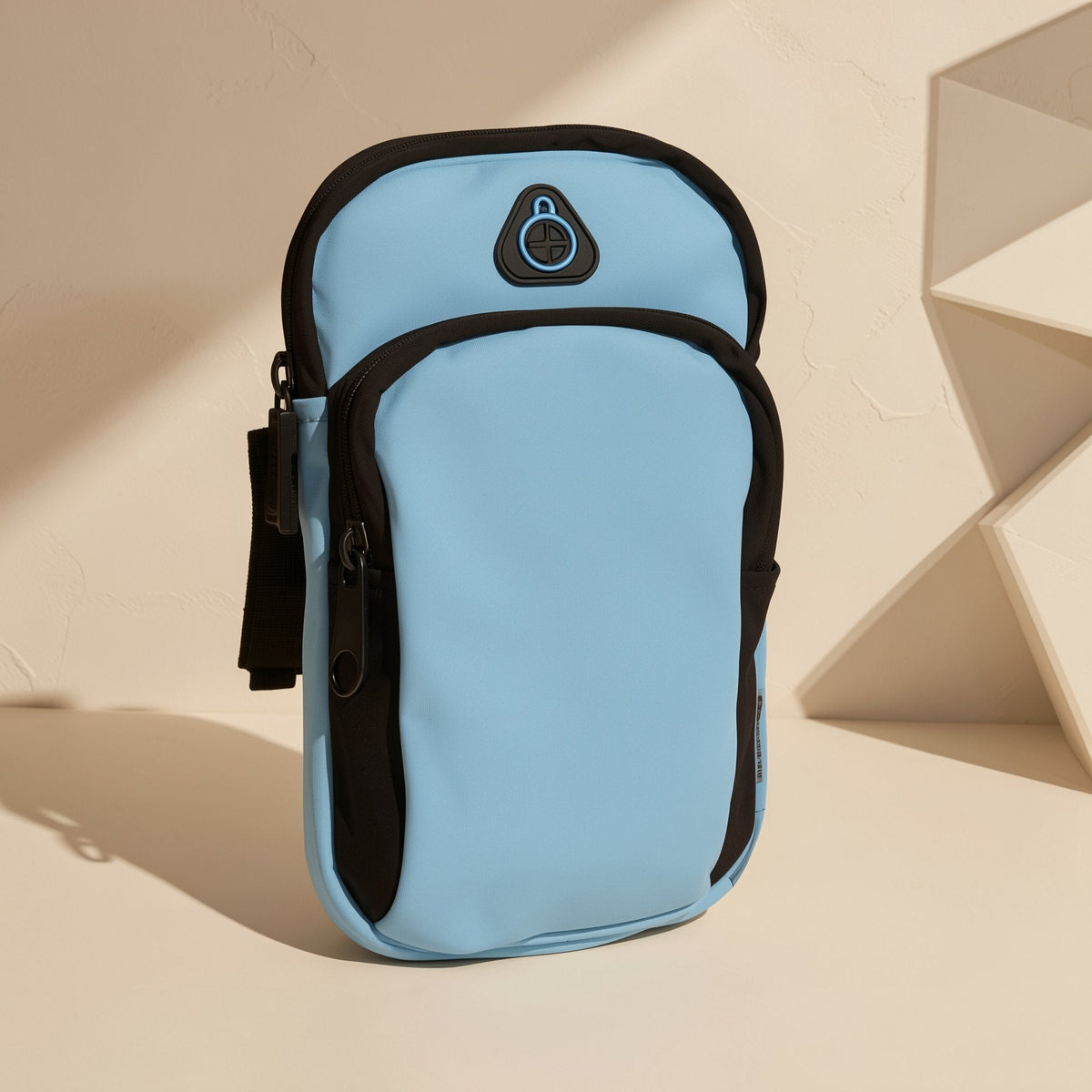 Diving material running phone arm bag measuring 9 × 18 cm