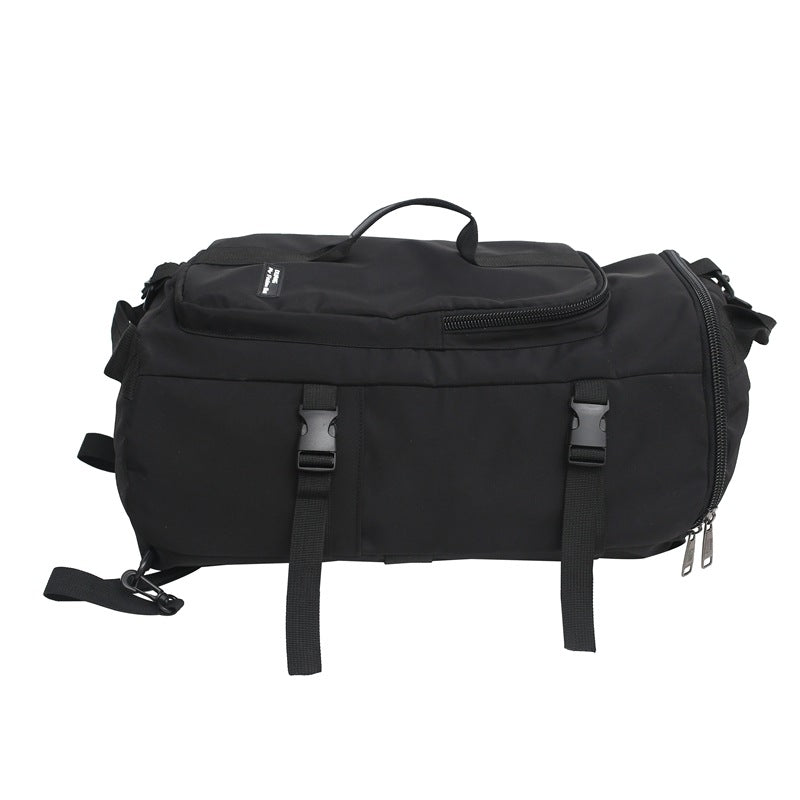 Backpack Nylon Women's Bag Large Capacity Mountaineering Bag Outdoor Sports Fitness Bag Simple Casual Shoulder Travel Bag - image 5