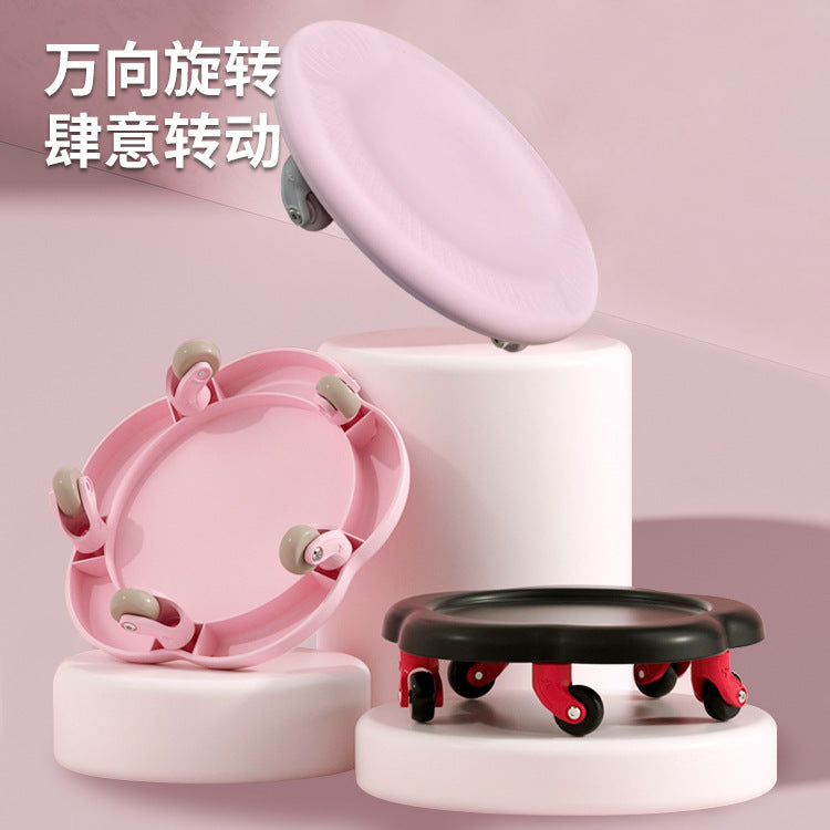 Abdominal Wheel with Universal Wheels for Sliding, Abdominal Fitness Wheel for Men, Home Fitness, Abdominal Core Strength Training Device, Fat Burning - image 2