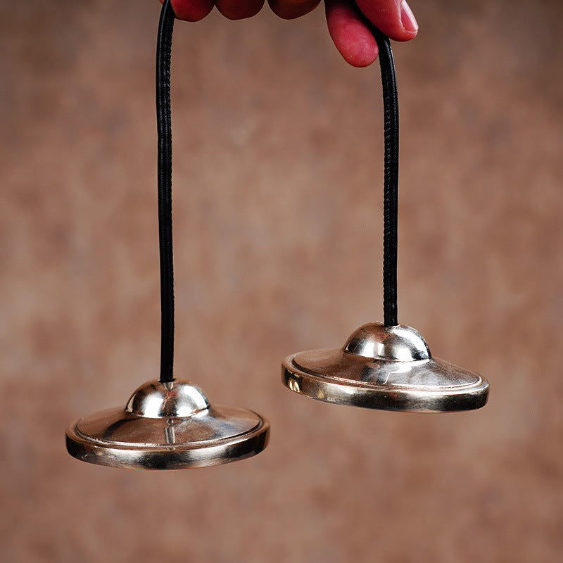 Nepal Ding Xia Touch Bell Brass Professional Meditation Meditation Yoga Knocking Percussion Therapy Musical Instruments - image 2