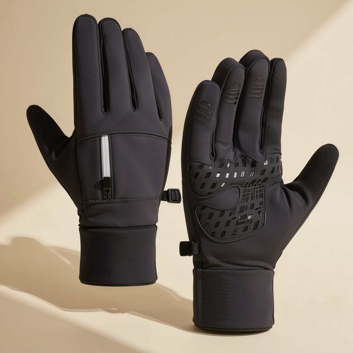 Men’s Rainride cycling gloves with touch-screen, waterproof, and windproof functions