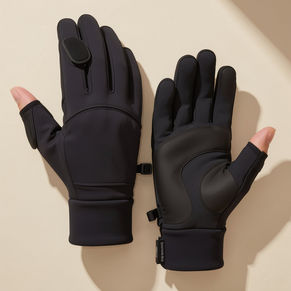 Men’s Rainride cycling gloves with touch-screen, waterproof, and windproof functions - view 5