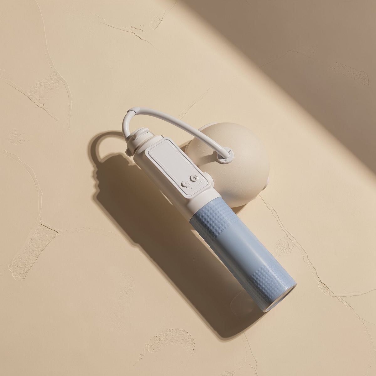 PVC adult skipping rope described as an intelligent-counting, dual-purpose rope - view 3