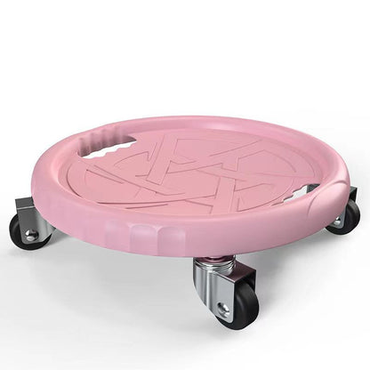 Abdominal strengthening wheel Abdominal strengthening disc upgrade silent sliding disc fitness device sliding disc pulley pulley abdominal muscle rowing disc fo - image 3
