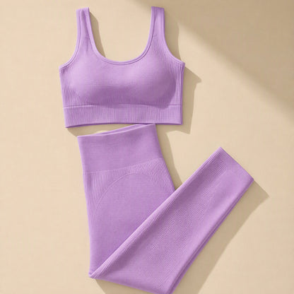 Women's sleeveless pullover sports suit with moisture-wicking function - view 4