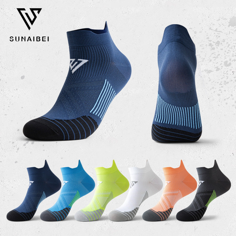 Running Socks for Men and Women in Summer Fitness Sports Quick-Drying Sweat-Absorbent Breathable Professional Marathon Running Socks Tiel Pressure Socks - image 1