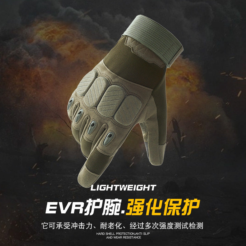 Outdoor Tactical Gloves Spring and Autumn Finger Gloves for Men and Women Riding Sports Rock Climbing Training Wear-resistant Non-slip Durable AB - image 2