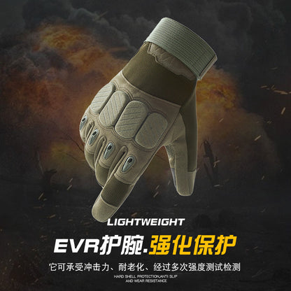 Outdoor Tactical Gloves Spring and Autumn Finger Gloves for Men and Women Riding Sports Rock Climbing Training Wear-resistant Non-slip Durable AB - image 2