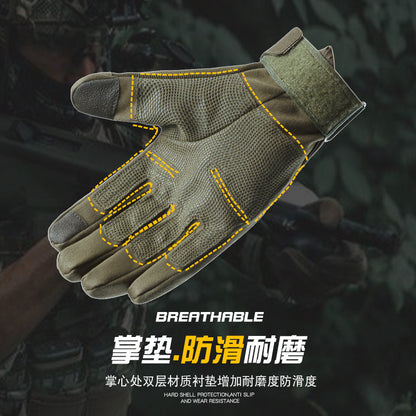 Outdoor Tactical Gloves Spring and Autumn Finger Gloves for Men and Women Riding Sports Rock Climbing Training Wear-resistant Non-slip Durable AB - image 3