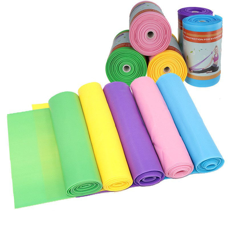 Spot tpe Yoga Rally Tablets Elastic Band Stretch Band Resistance Band Rope Fitness Band Yoga Auxiliary Supplies Yu - image 2