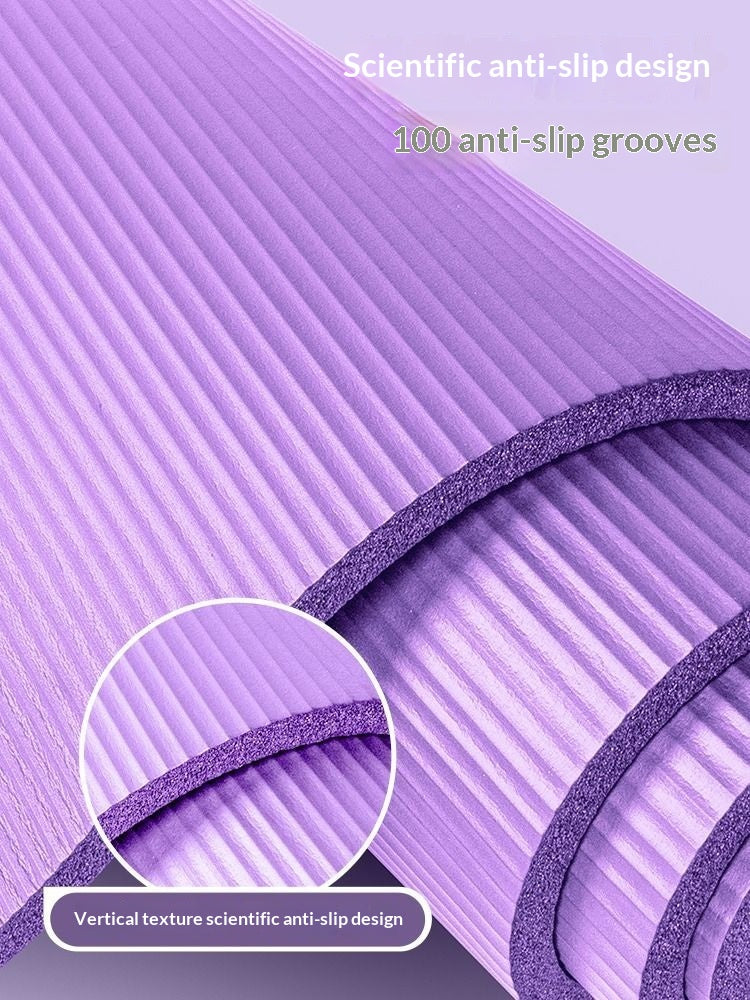 Yoga Mat For Beginners Non-Slip Shock-Absorbing