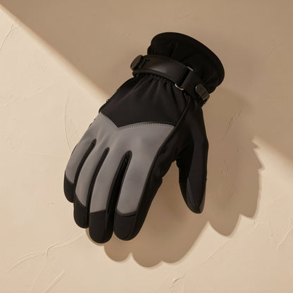 Polyester touch-screen ski gloves with waterproof, windproof, anti-slip, and warm functions - view 3