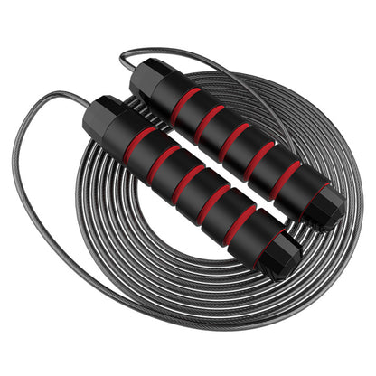 Steel wire rope skipping wholesale fitness exercise weight-bearing training rope skipping primary and secondary school students high school entrance examination - image 5