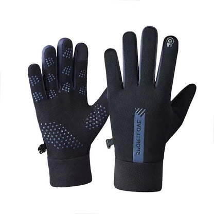 Autumn and winter days outdoor sports warm gloves men's and women's cycling couples cycling driving touch screen finger fitness gloves - image 5
